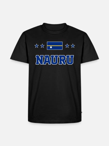 Nauru - Men's Premium Organic T-Shirt - black