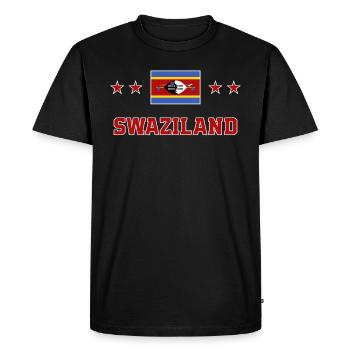 Swaziland - T-shirt Premium bio Homme - noir - Devant - Nico (187cm)
