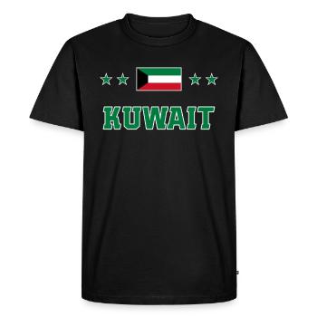 Koweït - T-shirt Premium bio Homme - noir - Devant - Nico (187cm)