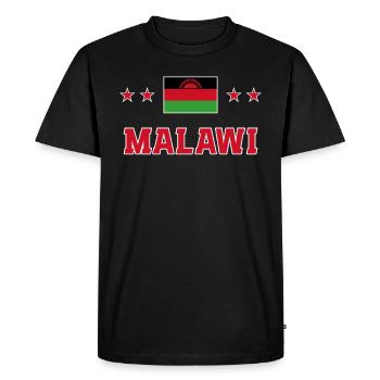 Malawi - T-shirt Premium bio Homme - noir - Devant - Nico (187cm)