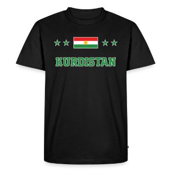 Kurdistan - T-shirt Premium bio Homme - noir - Devant - Nico (187cm)