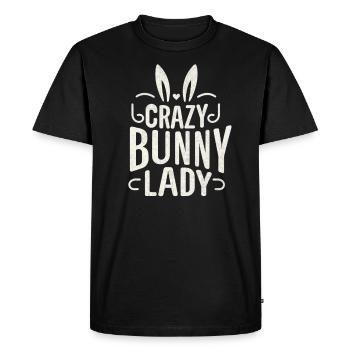 Folle Bunny Lady - T-shirt Premium bio Homme - noir - Devant - Nico (187cm)