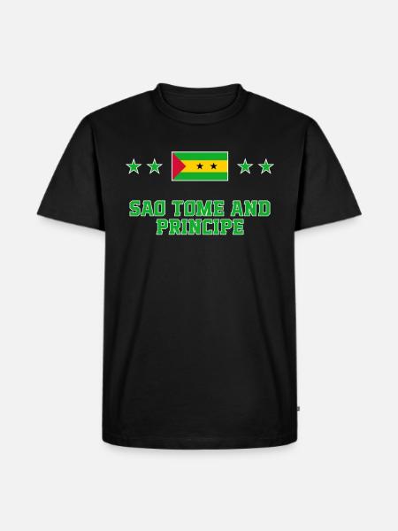 Sao Tomé et Principe - T-shirt Premium bio Homme - noir