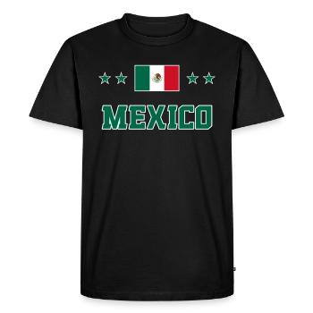 Mexique - T-shirt Premium bio Homme - noir - Devant - Nico (187cm)