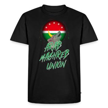Union du Maghreb arabe - T-shirt Premium bio Homme - noir - Devant - Nico (187cm)