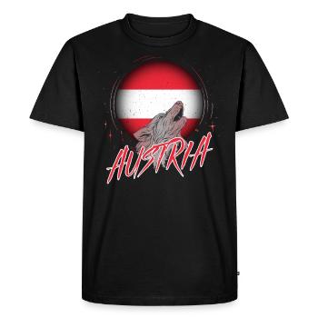 Autriche - T-shirt Premium bio Homme - noir - Devant - Nico (187cm)