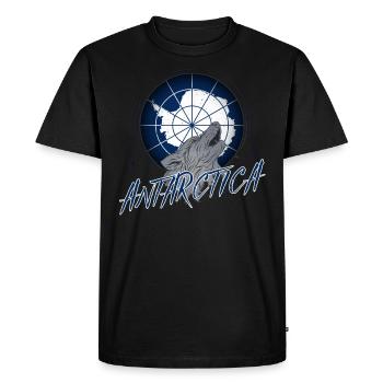 Antarctica - Men's Premium Organic T-Shirt - black - Front - Nico (187cm)