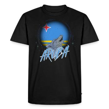 Aruba - T-shirt Premium bio Homme - noir - Devant - Nico (187cm)