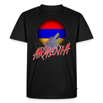 Arménie - T-shirt Premium bio Homme - noir - Devant - Nico (187cm)