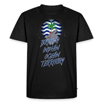 Territoire britannique de l'océan Indien - T-shirt Premium bio Homme - noir - Devant - Nico (187cm)