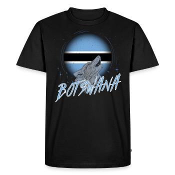 Botswana - T-shirt Premium bio Homme - noir - Devant - Nico (187cm)
