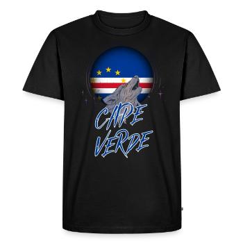 Cape Verde - Men's Premium Organic T-Shirt - black - Front - Nico (187cm)