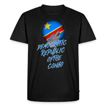 Democratic Republic of the Congo - Men's Premium Organic T-Shirt - black - Front - Nico (187cm)
