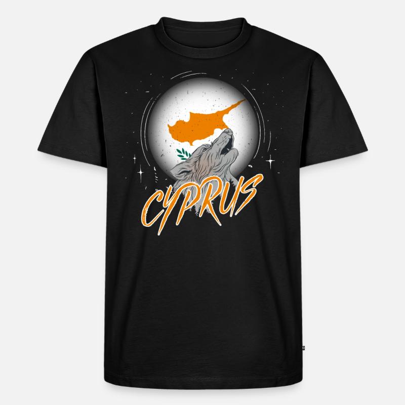 Zypern - Männer Premium Bio T-Shirt - Schwarz