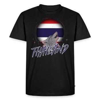 Thailand - Men's Premium Organic T-Shirt - black - Front - Nico (187cm)