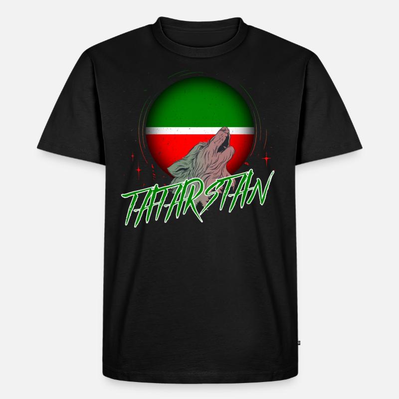Tatarstan - Männer Premium Bio T-Shirt - Schwarz