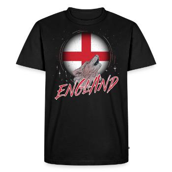 England - Men's Premium Organic T-Shirt - black - Front - Nico (187cm)
