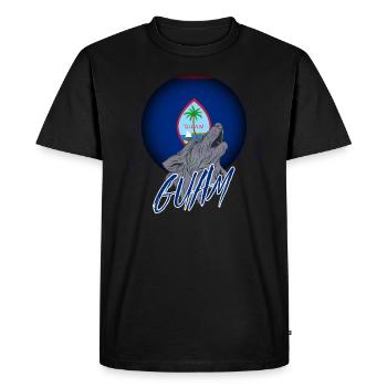 Guam - Men's Premium Organic T-Shirt - black - Front - Nico (187cm)