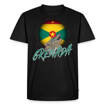Grenade - T-shirt Premium bio Homme - noir - Devant - Nico (187cm)