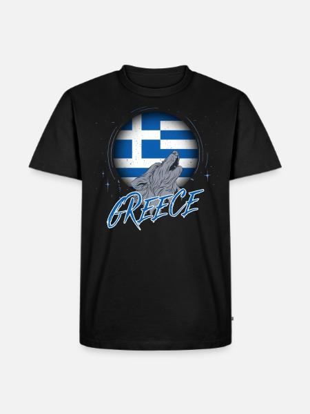 Grèce - T-shirt Premium bio Homme - noir