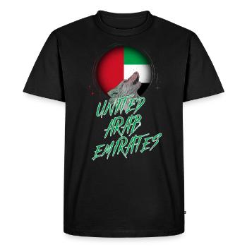 Emirats Arabes Unis - T-shirt Premium bio Homme - noir - Devant - Nico (187cm)