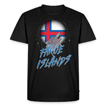 Îles Féroé - T-shirt Premium bio Homme - noir - Devant - Nico (187cm)