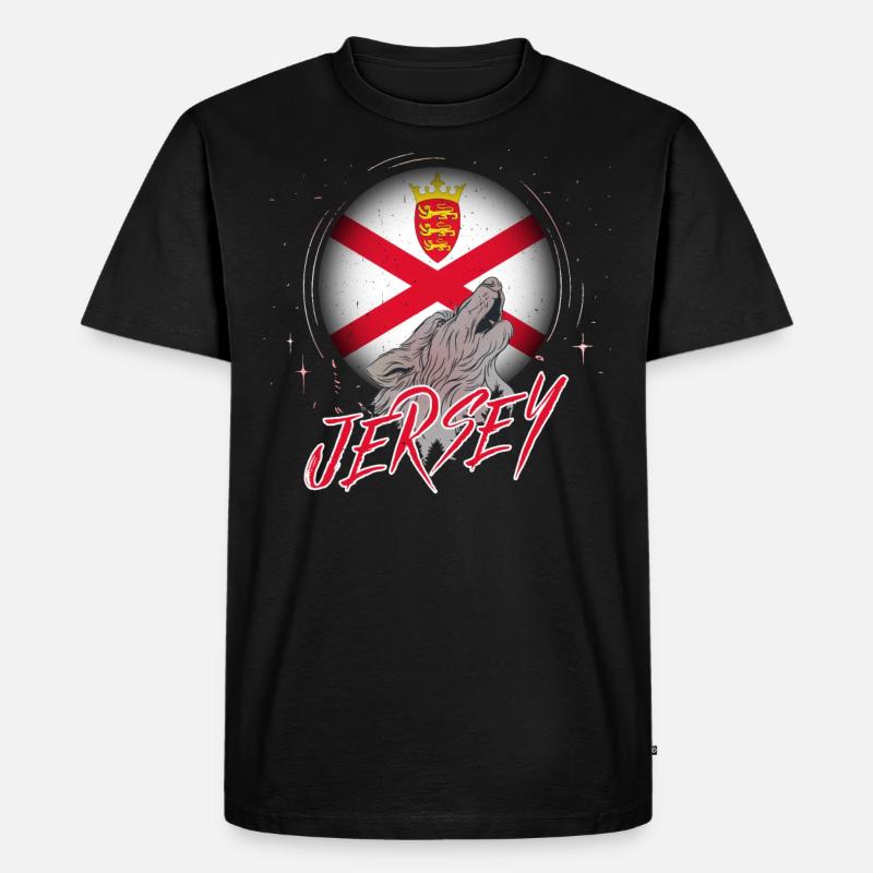 Jersey - Männer Premium Bio T-Shirt - Schwarz