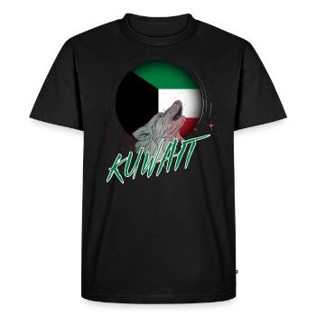 Koweït - T-shirt Premium bio Homme - noir - Devant - Nico (187cm)