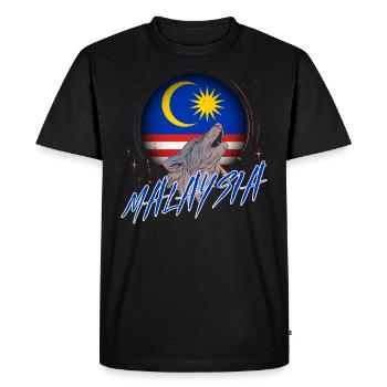 Malaisie - T-shirt Premium bio Homme - noir - Devant - Nico (187cm)
