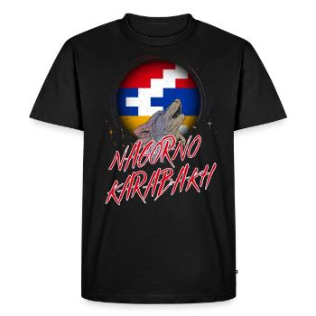 Nagorno Karabakh - Men's Premium Organic T-Shirt - black - Front - Nico (187cm)