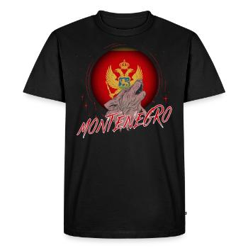 Montenegro - Men's Premium Organic T-Shirt - black - Front - Nico (187cm)