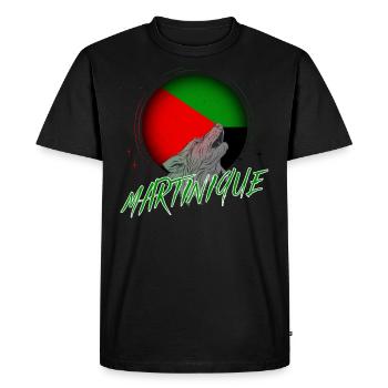 Martinique - Men's Premium Organic T-Shirt - black - Front - Nico (187cm)