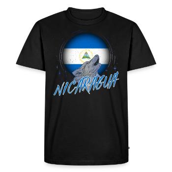 Nicaragua - Men's Premium Organic T-Shirt - black - Front - Nico (187cm)
