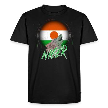 Nouvelle-Zélande - T-shirt Premium bio Homme - noir - Devant - Nico (187cm)