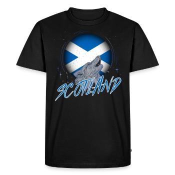 Ecosse - T-shirt Premium bio Homme - noir - Devant - Nico (187cm)