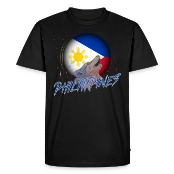 Philippines - T-shirt Premium bio Homme - noir - Devant - Nico (187cm)