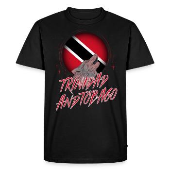 Trinité et Tobago - T-shirt Premium bio Homme - noir - Devant - Nico (187cm)