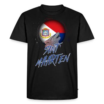Sint Maarten - T-shirt Premium bio Homme - noir - Devant - Nico (187cm)