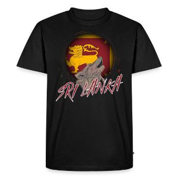 Sri Lanka - T-shirt Premium bio Homme - noir - Devant - Nico (187cm)