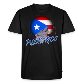 Puerto Rico - T-shirt Premium bio Homme - noir - Devant - Nico (187cm)