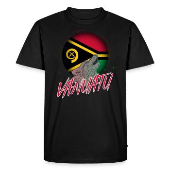 Vanuatu - T-shirt Premium bio Homme - noir - Devant - Nico (187cm)