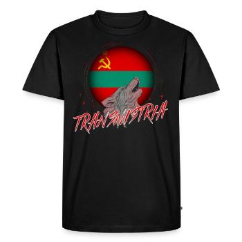 Transnistrie - T-shirt Premium bio Homme - noir - Devant - Nico (187cm)
