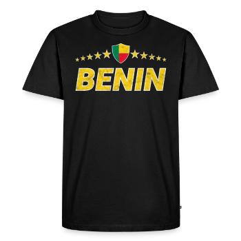 Bermudes - T-shirt Premium bio Homme - noir - Devant - Nico (187cm)