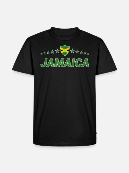 Jamaica - Men's Premium Organic T-Shirt - black