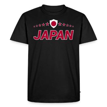 Japon - T-shirt Premium bio Homme - noir - Devant - Nico (187cm)