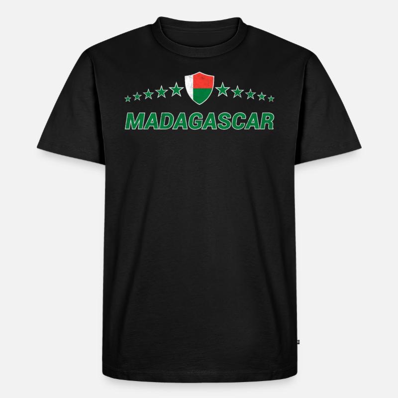 Madagaskar - Männer Premium Bio T-Shirt - Schwarz