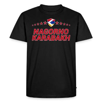 Nagorno Karabakh - Men's Premium Organic T-Shirt - black - Front - Nico (187cm)