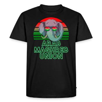 Union du Maghreb arabe - T-shirt Premium bio Homme - noir - Devant - Nico (187cm)