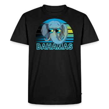 Bahamas - T-shirt Premium bio Homme - noir - Devant - Nico (187cm)