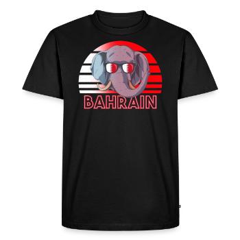 Bahrain - Men's Premium Organic T-Shirt - black - Front - Nico (187cm)